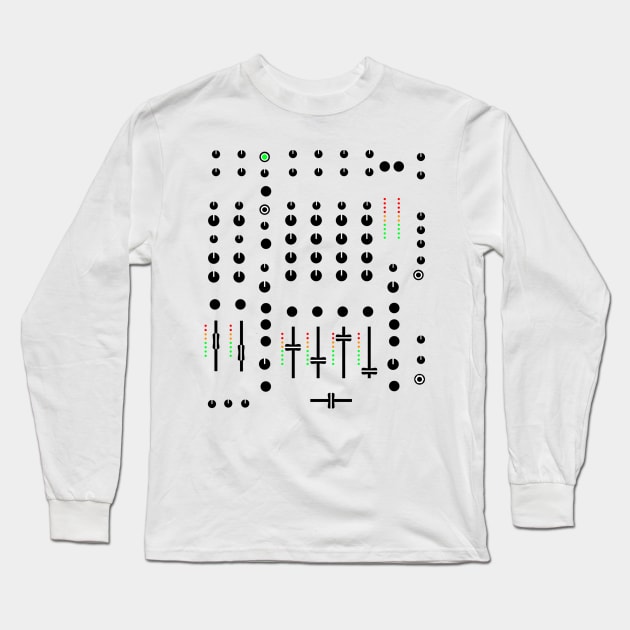 DJ's Mixing Decks Long Sleeve T-Shirt by McNutt